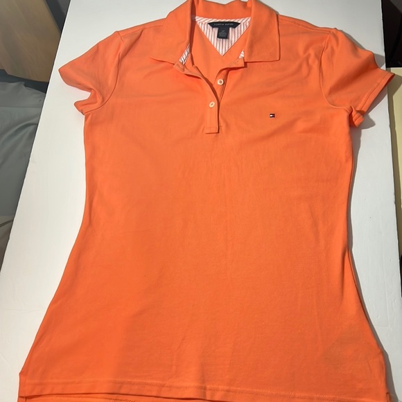 Tommy Hilfiger Orange Tee - Picture 2 of 8